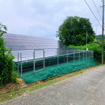 ระบบติดตั้งภาคพื้นดินพลังงานแสงอาทิตย์ในกิฟุ ประเทศญี่ปุ่น