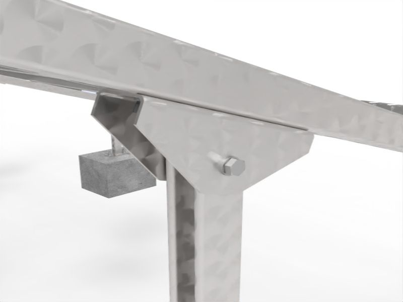 Carbon Steel Ground Mounting System Bracket