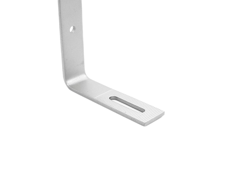 Details of flat solar roof hooks