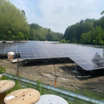 1.2MW Ground Mounting System Project ( Cast-in)